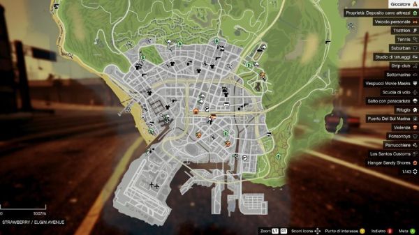 GTA:SA洛杉矶在地图哪里？洛杉矶富豪gta5手游版