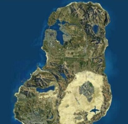 gta6地图比5大多少？gta5手游版中国地图