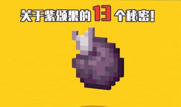 我的世界紫颂果获取？紫颂果在我的世界哪里