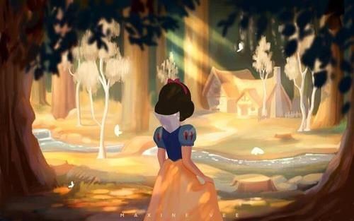 白雪公主是怎样到森林里去的？在森林里她有什么遭遇？我的世界白雪公主在哪里
