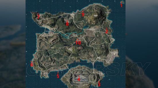 新地图哪里有信号枪？我的世界地图哪里有信号枪