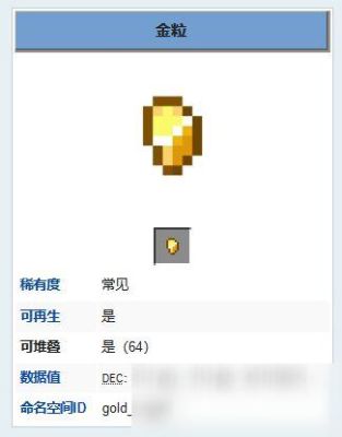 我的世界黄金粒怎么获得？（我的世界金属粒在哪里）