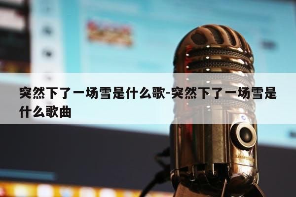 偶然下的一场雪是什么歌？（我的世界哪里有杜鹃树）