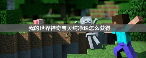 纯净珠怎么获得？（我的世界纯净珠在哪里）