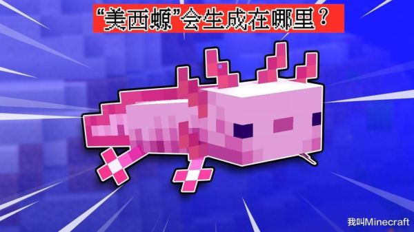 mc发光的鱿鱼怎么抓？（我的世界美西螈哪里生成）