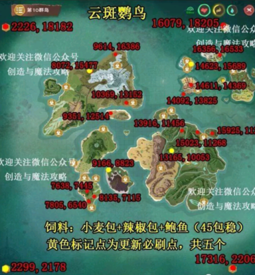 创造与魔法海角鹦鸟的刷新点？（我的世界鹦鹉刷新在哪里）