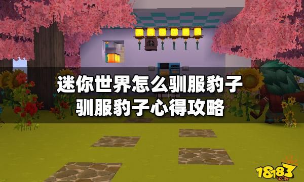 在迷你世界上什么可以养豹子？（迷你世界我的姐姐在哪里）