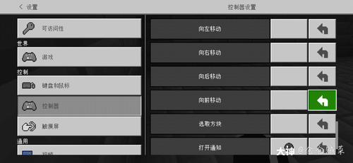 我的世界手柄玩家如何点击设置？（我的世界摇杆设置在哪里）