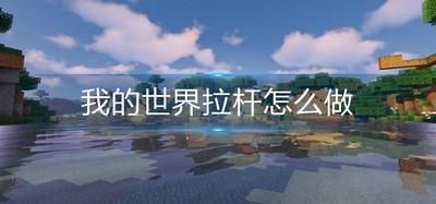 我的世界为什么拉杆会隐形？（我的世界在哪里调整拉杆）