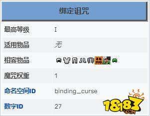 我的世界绑定诅咒是什么意思？（我的世界绑定魔咒在哪里）