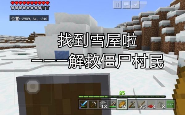 我的世界冰原雪屋怎么解救村民？（我的世界女巫到底住哪里）