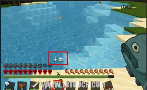 在我的世界中,创造鱼怎么放到水里？（我的世界鲑鱼桶在哪里）