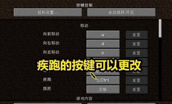 我的世界怎么用？（我的世界疾跑状态在哪里）