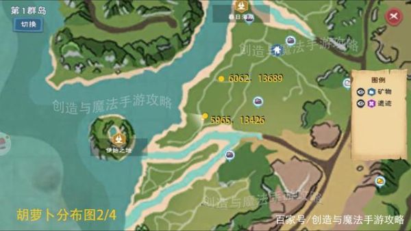 创造与魔法萝卜群位置？（我的世界萝卜在哪里长）
