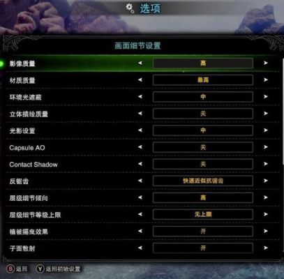 怪物猎人世界怎么调画质？（我的世界画面设置在哪里）